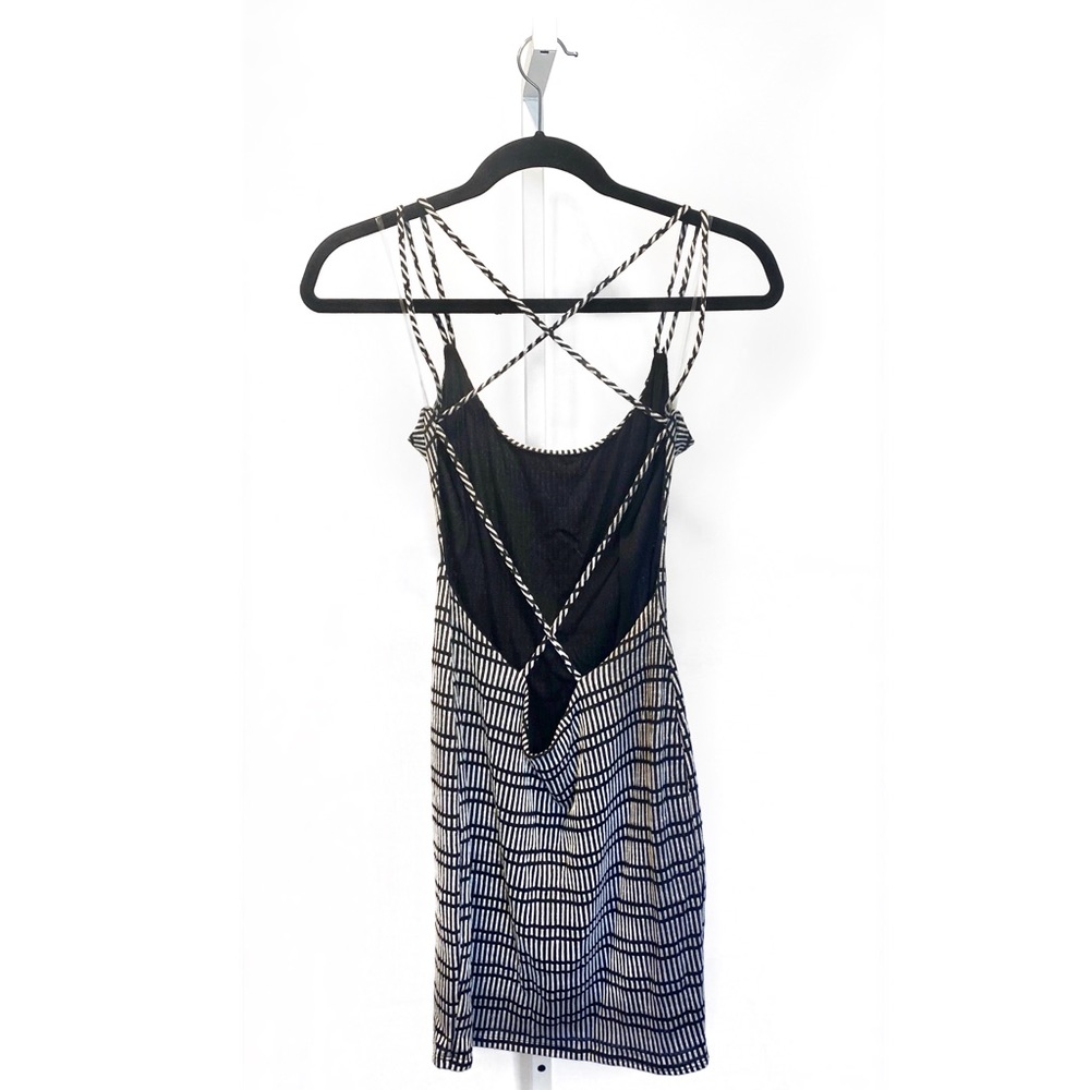 Never Worn Strappy Back Striped Dress